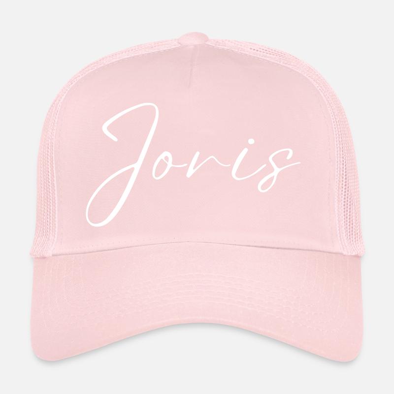Nom de Jori avec le nom de J Garçon Naissance Bébé Garçon Casquette trucker 