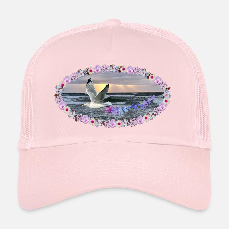 Seagull Kitsch Ugly Sweater Ugly Sweater Party Trucker Cap