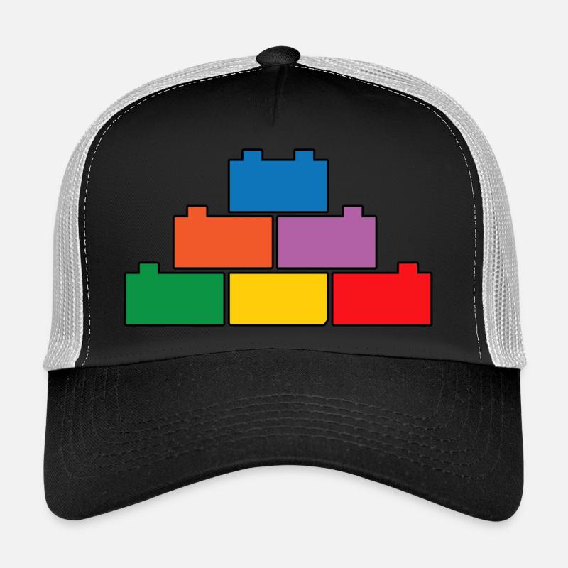 Constructeur de briques Bâtiment en briques Maître constructeur Casquette trucker 