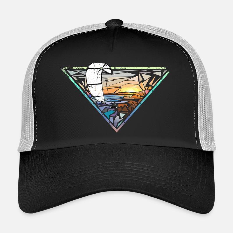 Sunriser - Trucker Cap - Schwarz/Steingrau