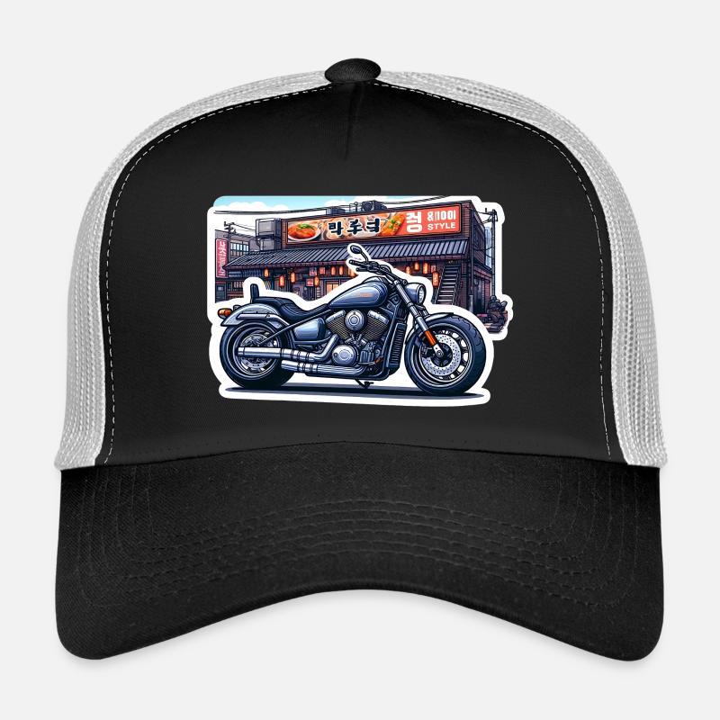 Kaido Chopper - Trucker Cap - Schwarz/Steingrau