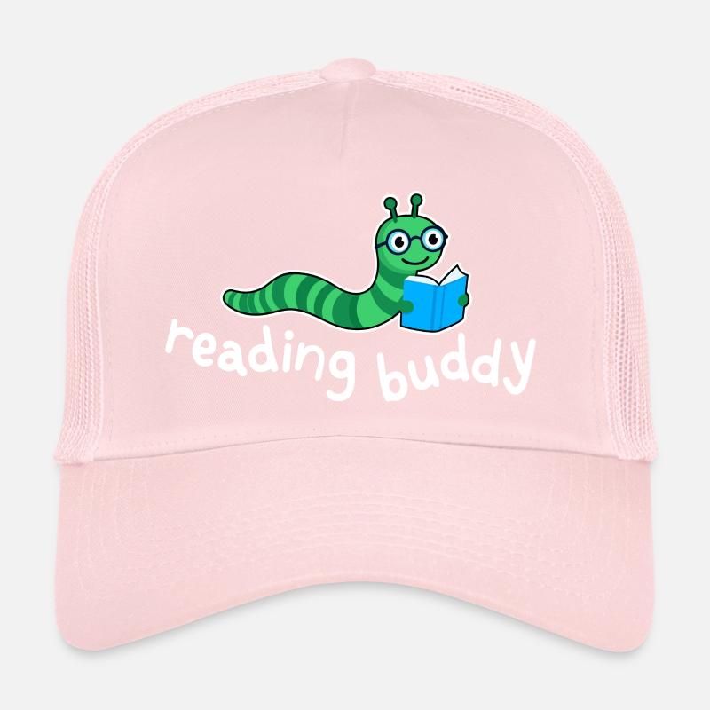 Ami de lecture Mignon rat de bibliothèque avec un livre Casquette trucker 