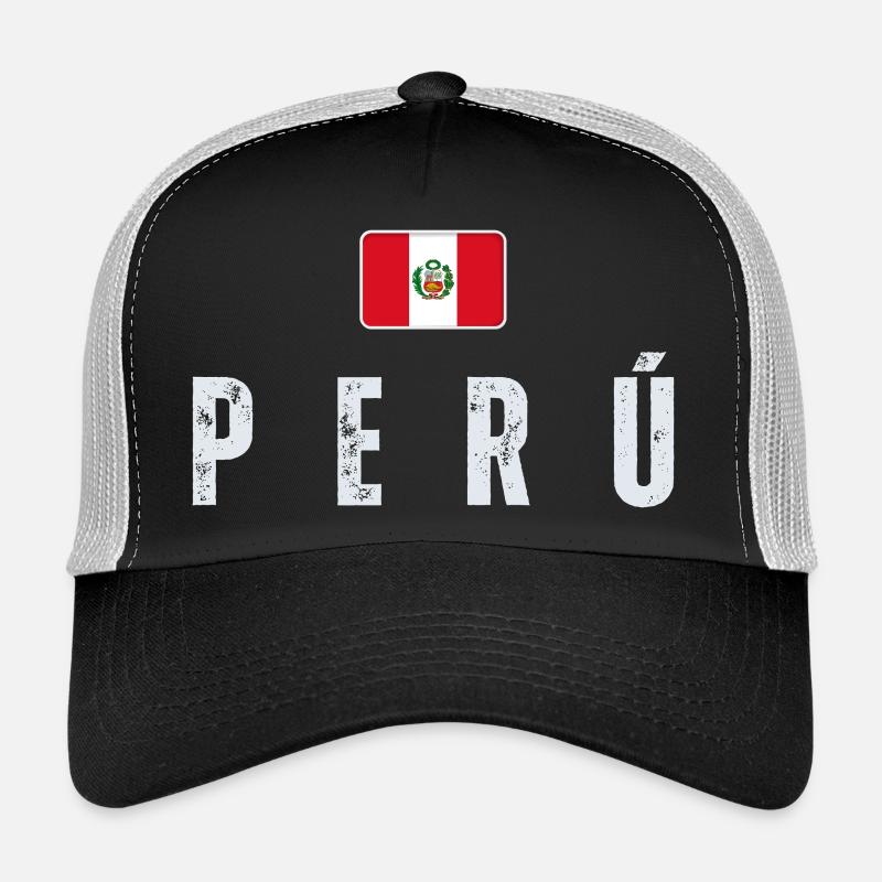 Ich liebe Peru, peruanische Flagge Trucker Cap