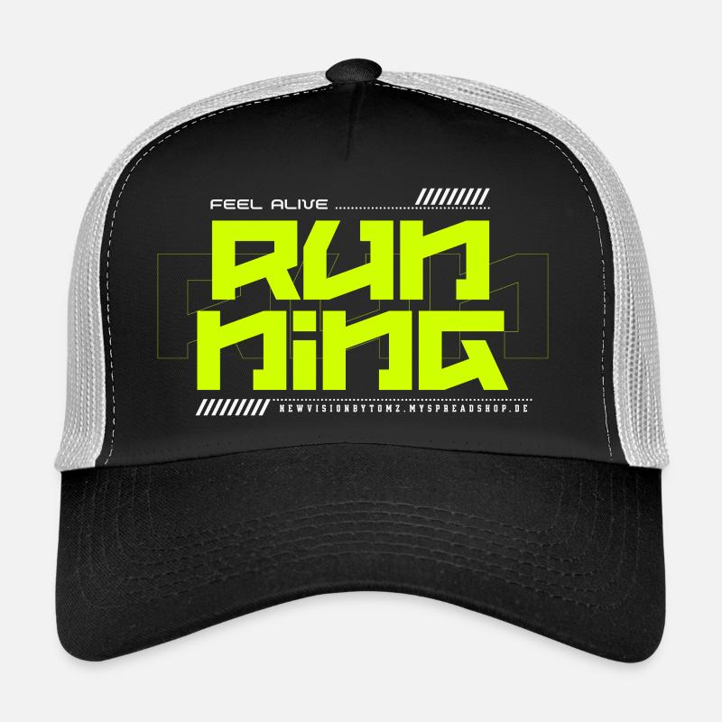 Sentez-vous vivant en courant Neon Casquette trucker 