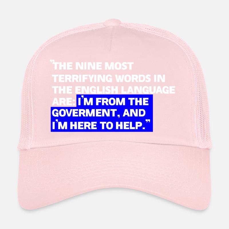 Paradoxical State Aid Quotes Trucker Cap
