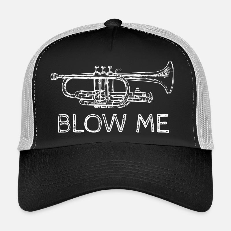 Lustige Slogan-Trompete Trucker Cap