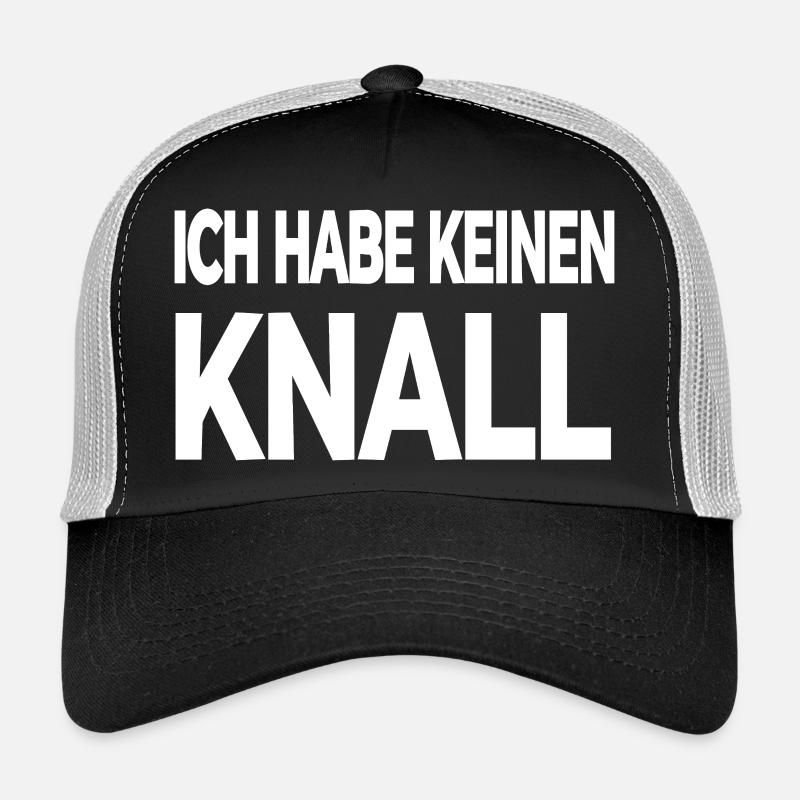 Knall - Trucker Cap - Schwarz/Steingrau