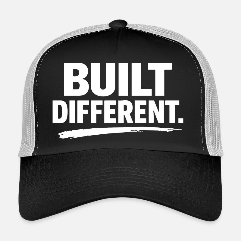 Construit différemment - Casquette trucker  - noir/gris pierre