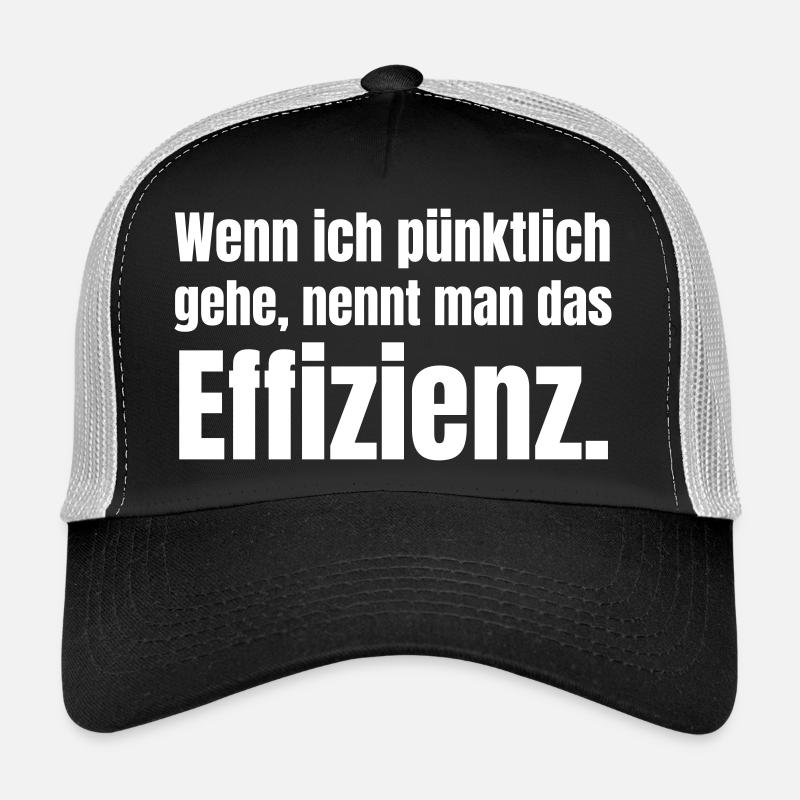 Punctuality as efficiency Trucker Cap