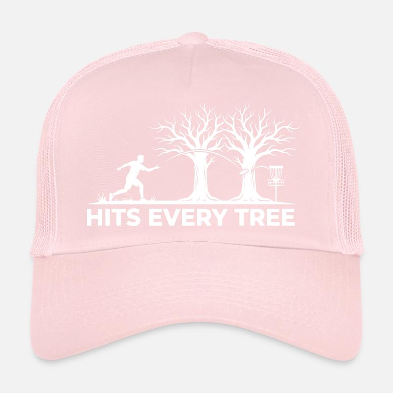 Hits Every Tree – Lustiges Disc Golf Design Trucker Cap