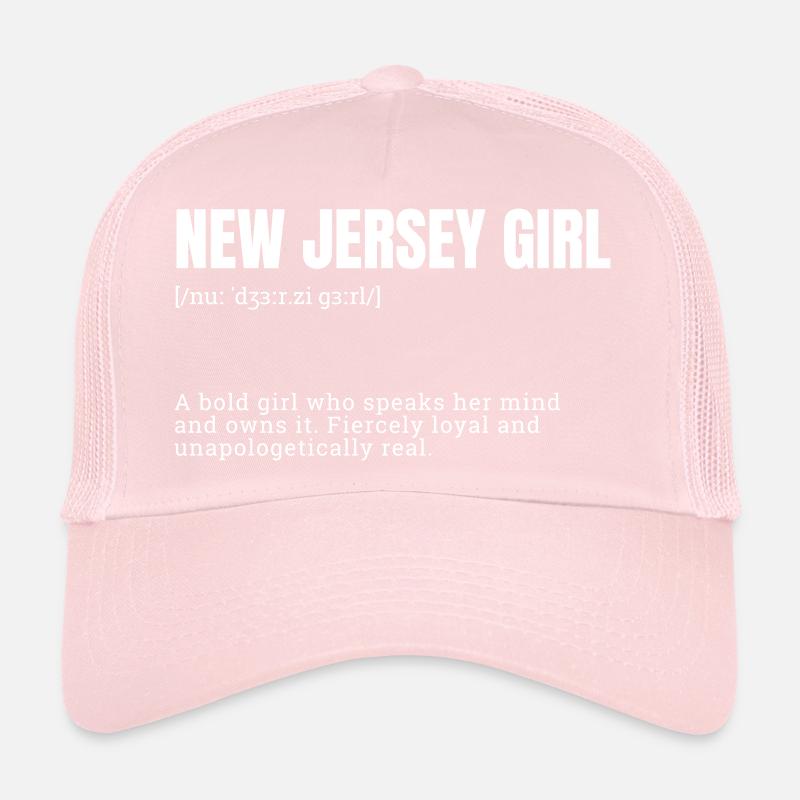 Fille du New Jersey confiante Casquette trucker 