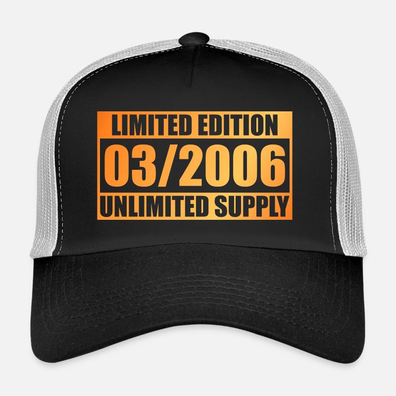 20e anniversaire Édition Limitée - ꝏ Approvisionnement 03/2006 Casquette trucker 