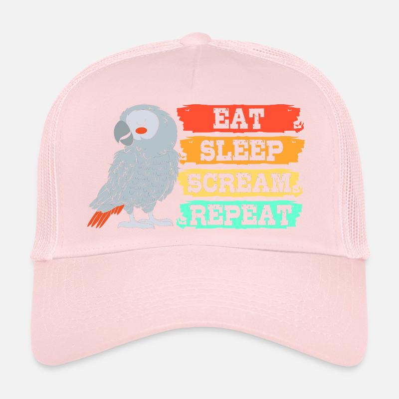 Papagei Grau Trucker Cap