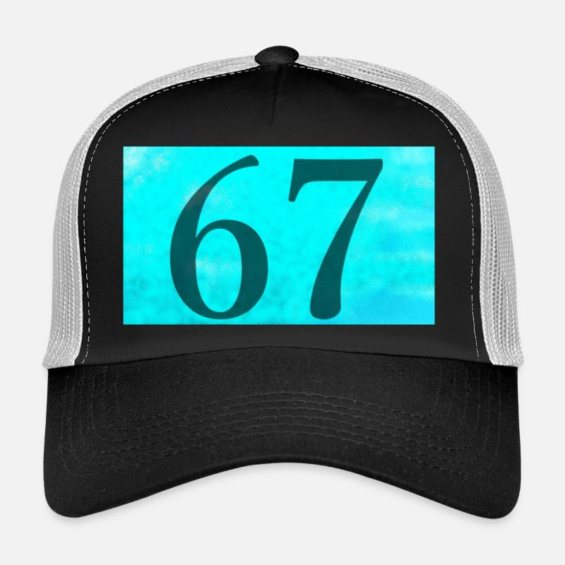 67_Blue - Trucker Cap - black/stone grey