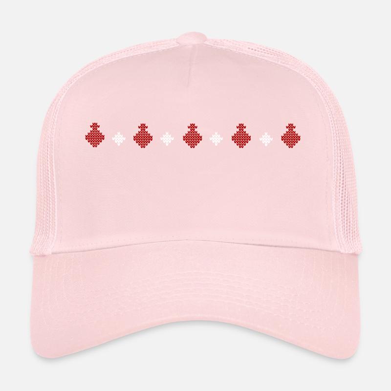 motif pull en tricot ligne Boule de Noël Casquette trucker 