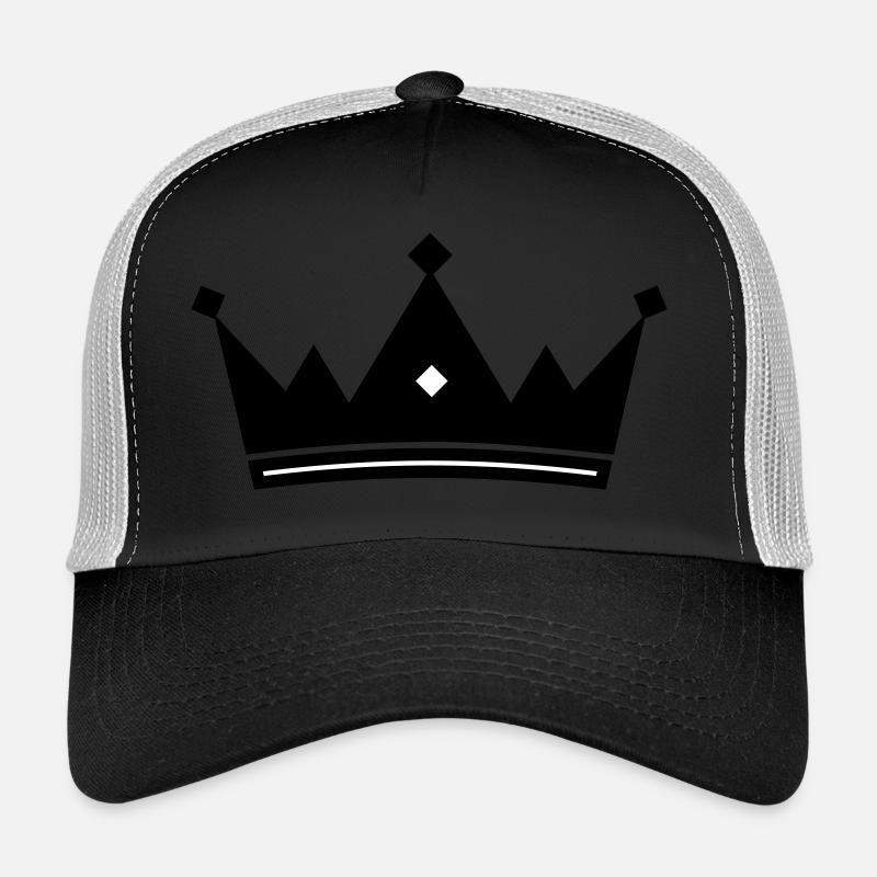 Krone - Trucker Cap - Schwarz/Steingrau