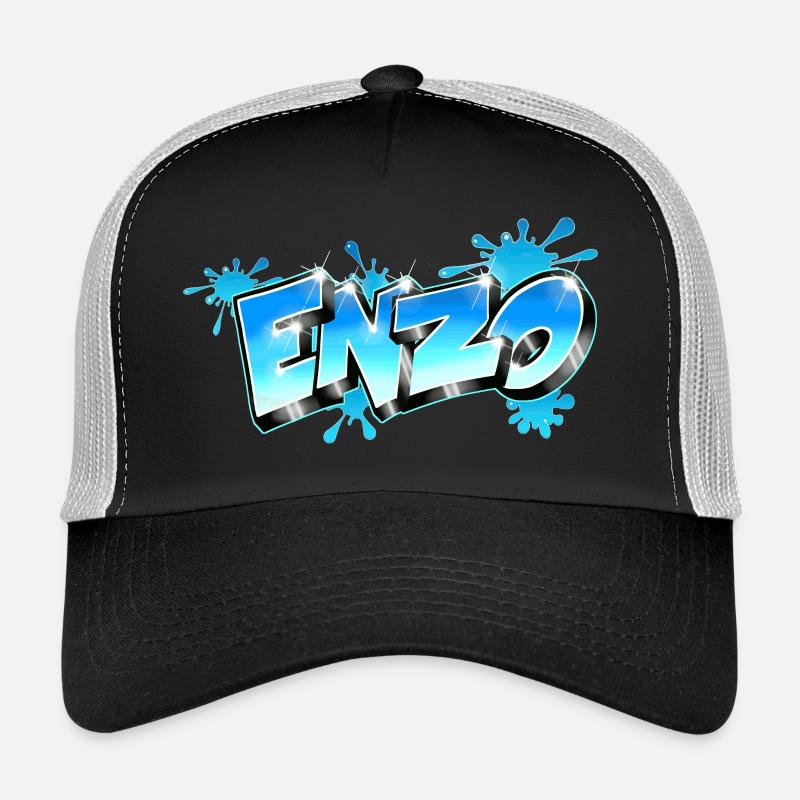 Enzo Style Graffiti Trucker Cap