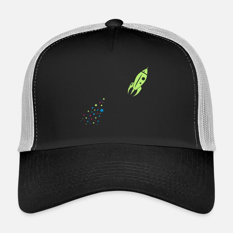 Une fusée décolle Casquette trucker 