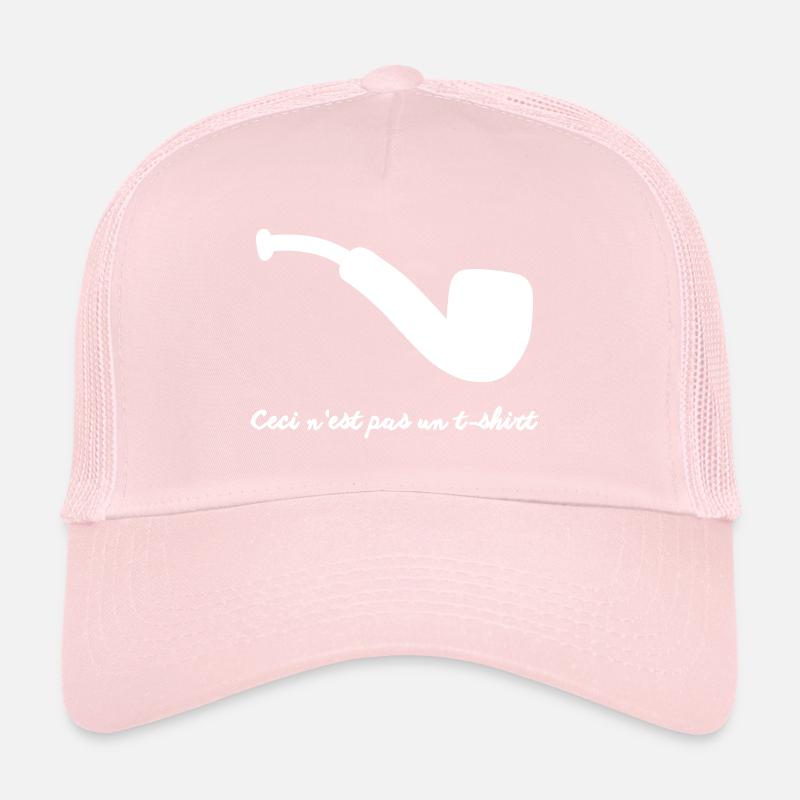 Pipe tshirt white Trucker Cap
