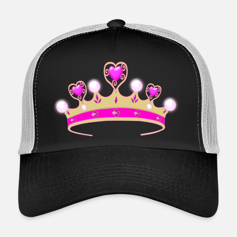 Du bist die Prinzessin! - Trucker Cap - Schwarz/Steingrau