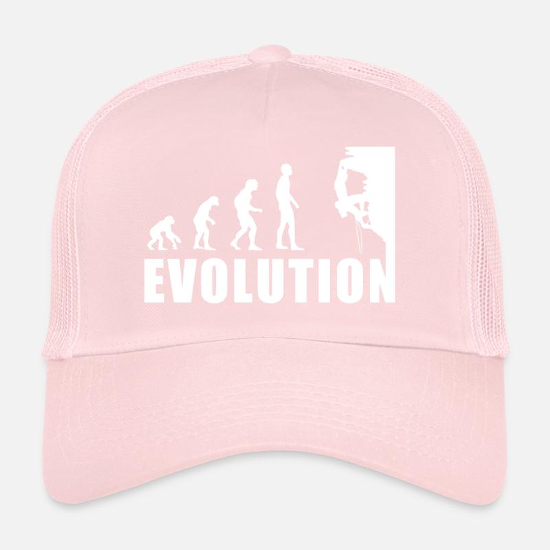 EVOLUTION Klettern Bergsteigen Climbing Geschenk Trucker Cap
