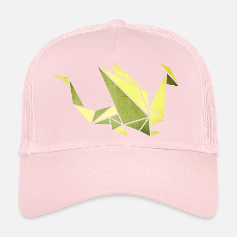 Origami: Drache (Pergament-Optik) Casquette trucker 