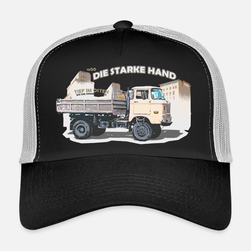 ifa w50 lkw ddr ossi - Trucker Cap - Schwarz/Steingrau