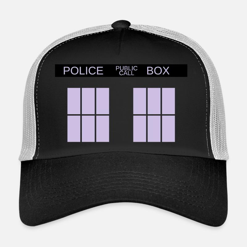 Tardis - Trucker Cap - Schwarz/Steingrau