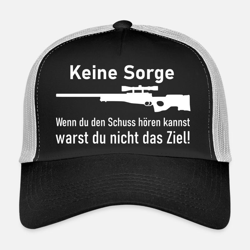 Wenn du den Schuss hören kannst Trucker Cap