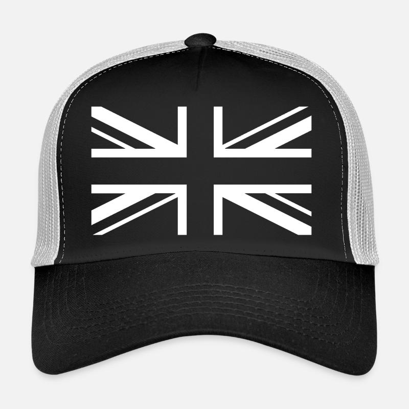 Union Jack Vintage - Trucker Cap - black/stone grey