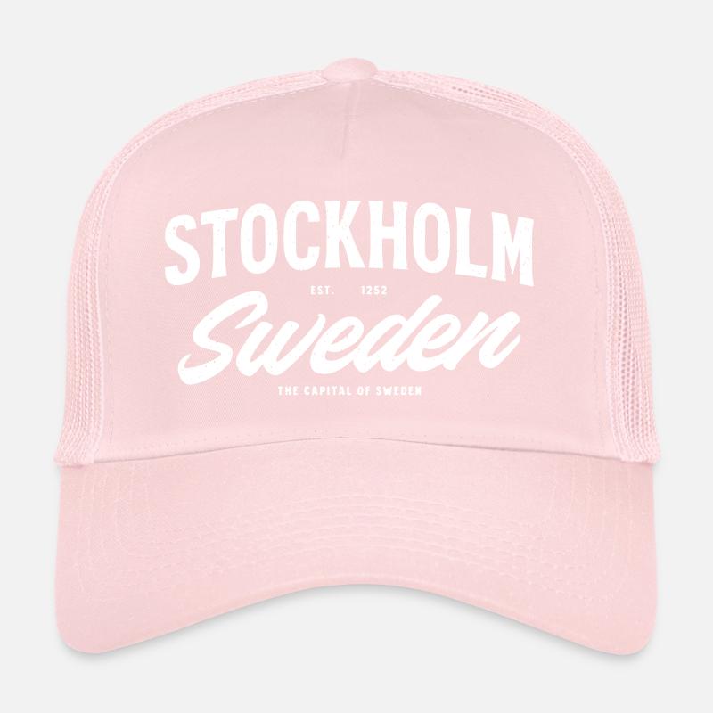 Style majuscule de lettrage de Stockholm Casquette trucker 