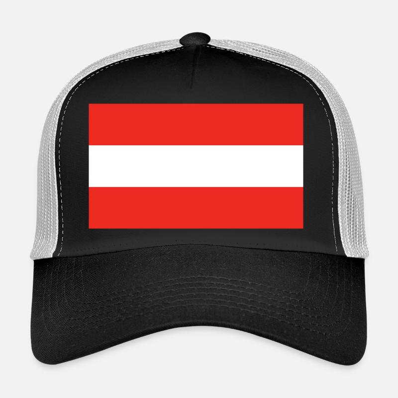 Drapeau national de l’Autriche Casquette trucker 