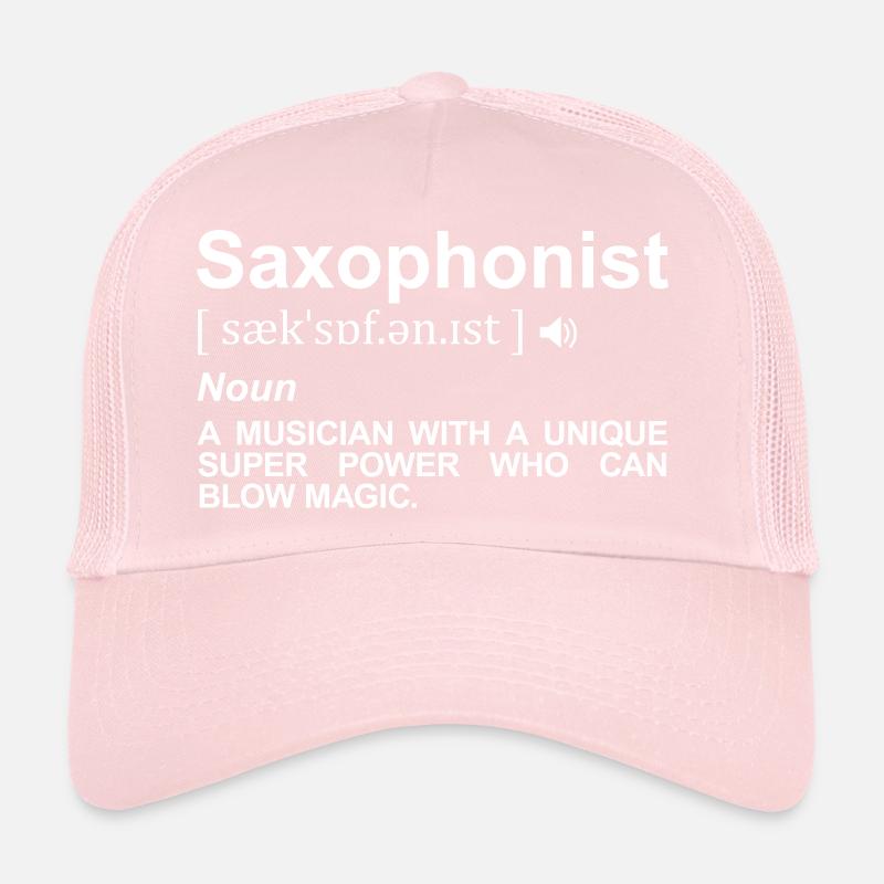 Dictionnaire Saxophoniste Casquette trucker 