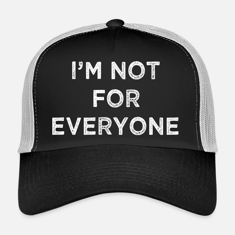Design de t-shirt d’affirmation audacieuse Casquette trucker 