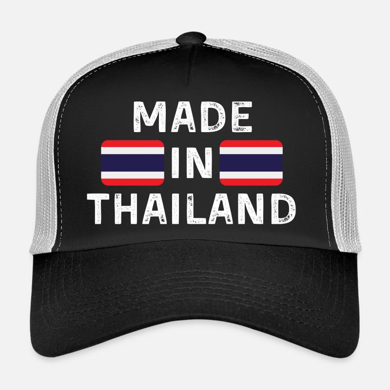 Fabriqué en Thaïlande - Drapeau thaïlandais Casquette trucker 
