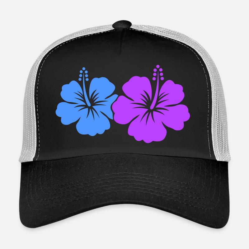 Fleur d’hibiscus Casquette trucker 