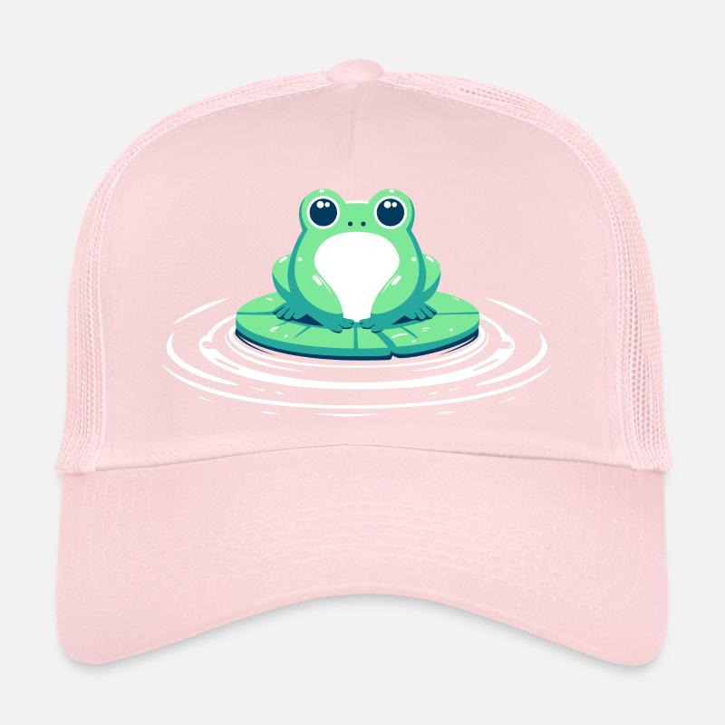 Frog on lily pad Trucker Cap