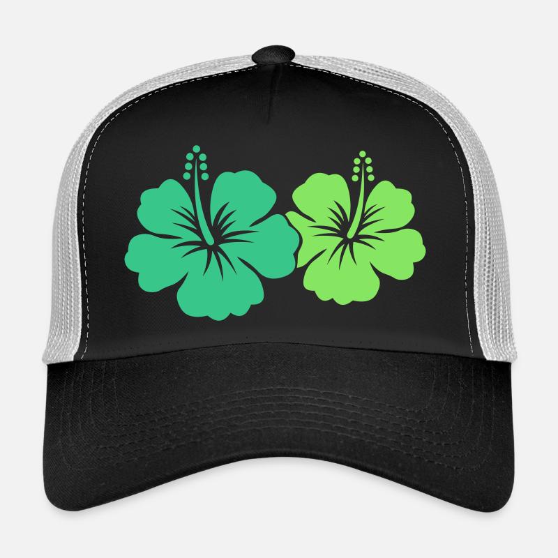 Fleur d’hibiscus Casquette trucker 