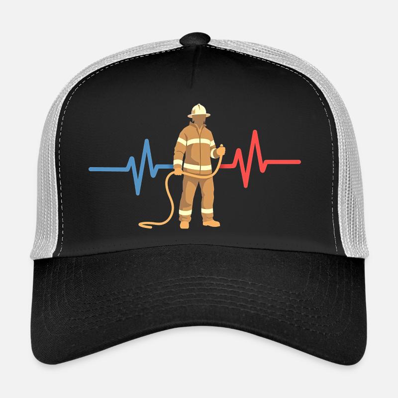 euerwehrmann - heartbeat & wit Trucker Cap