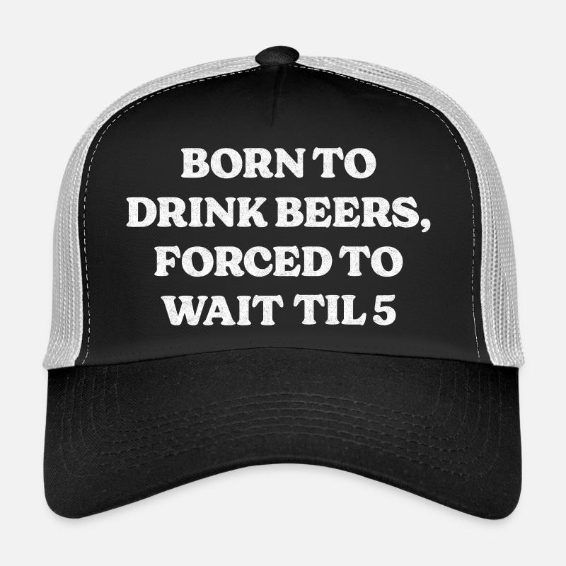 Humor, festive alcohol, dynamic Trucker Cap