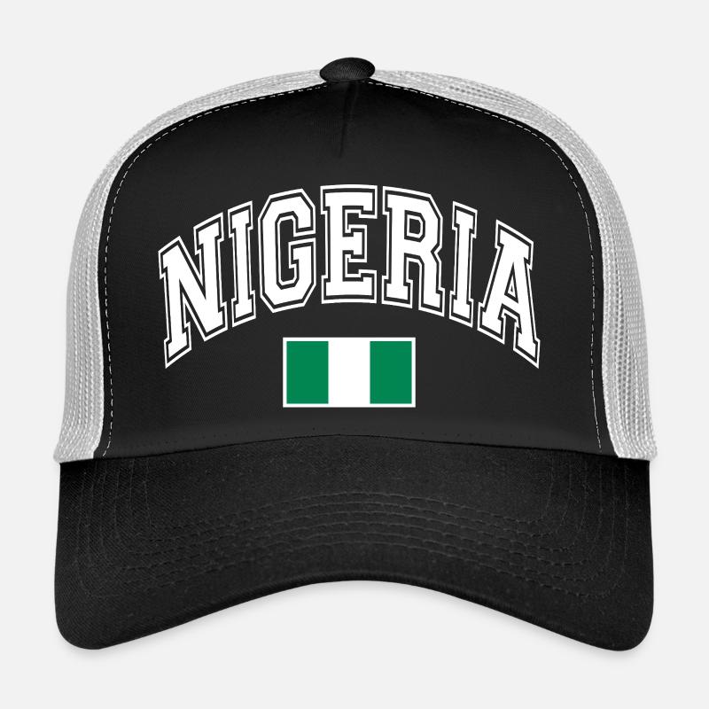Drapeau du Nigéria Casquette trucker 