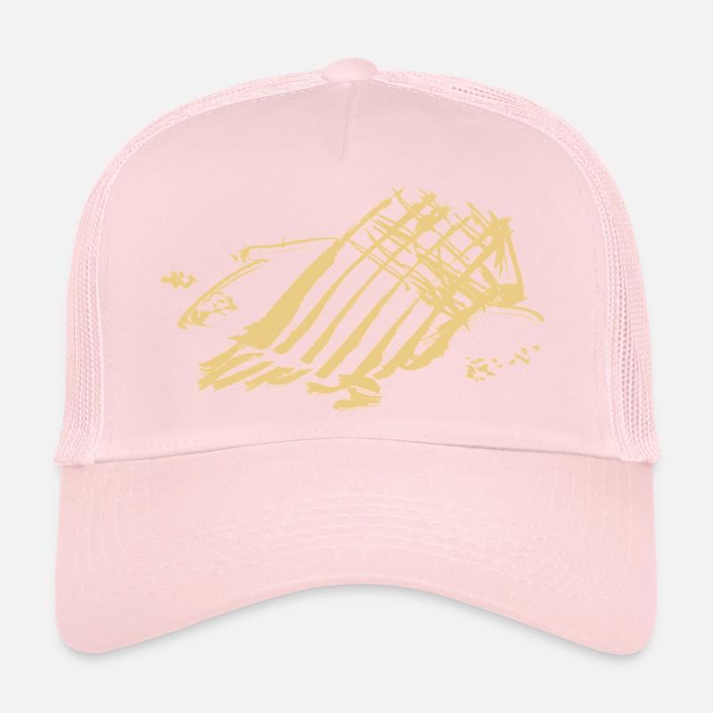 Abstract Trucker Cap