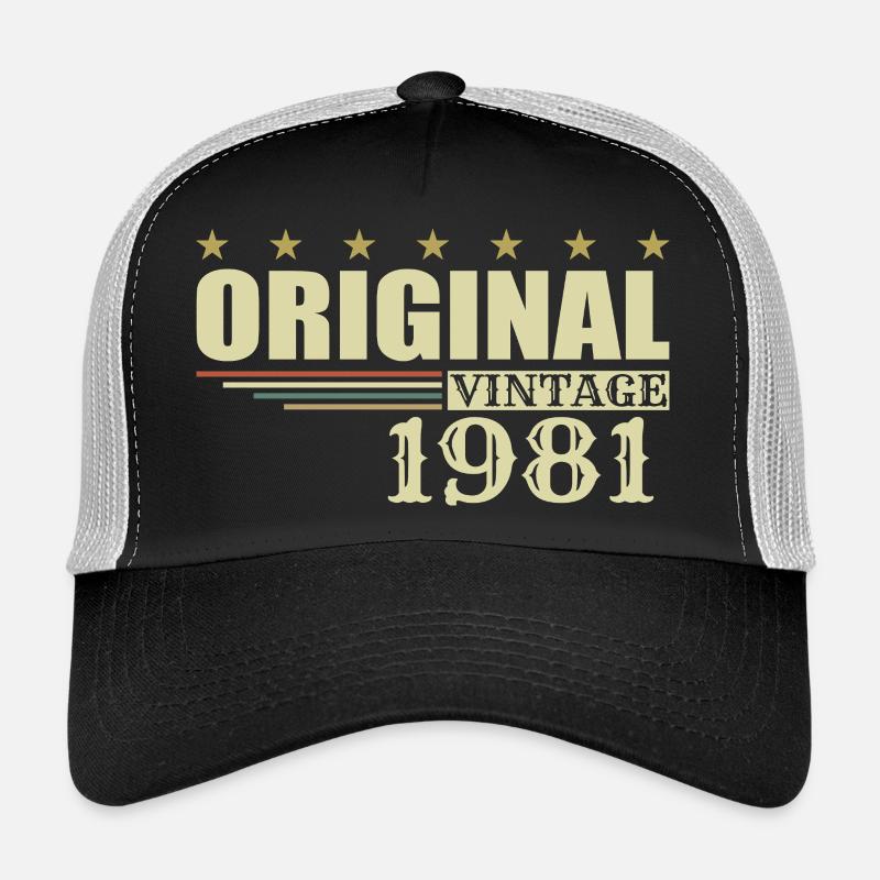 1981 Geburtstag 1981 Trucker Cap