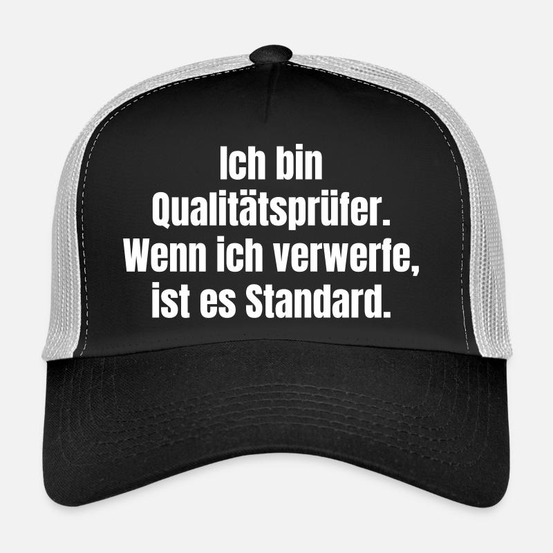 Quality Inspector Saying Standard Trucker Cap