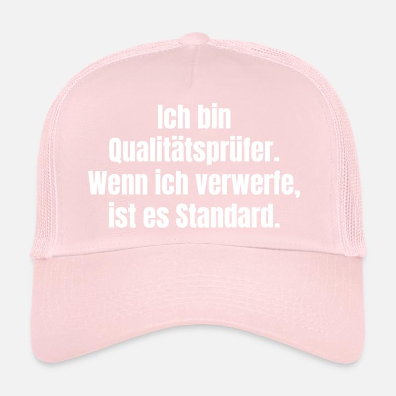 Quality Inspector Saying Standard Trucker Cap
