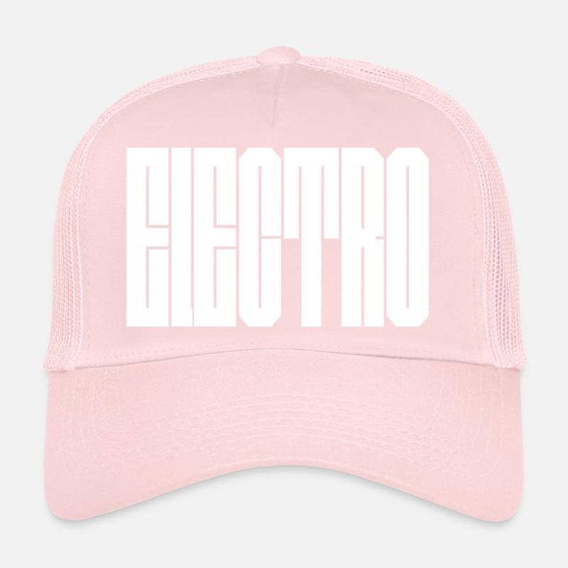 Monochrome Vertical Glyphs Trucker Cap