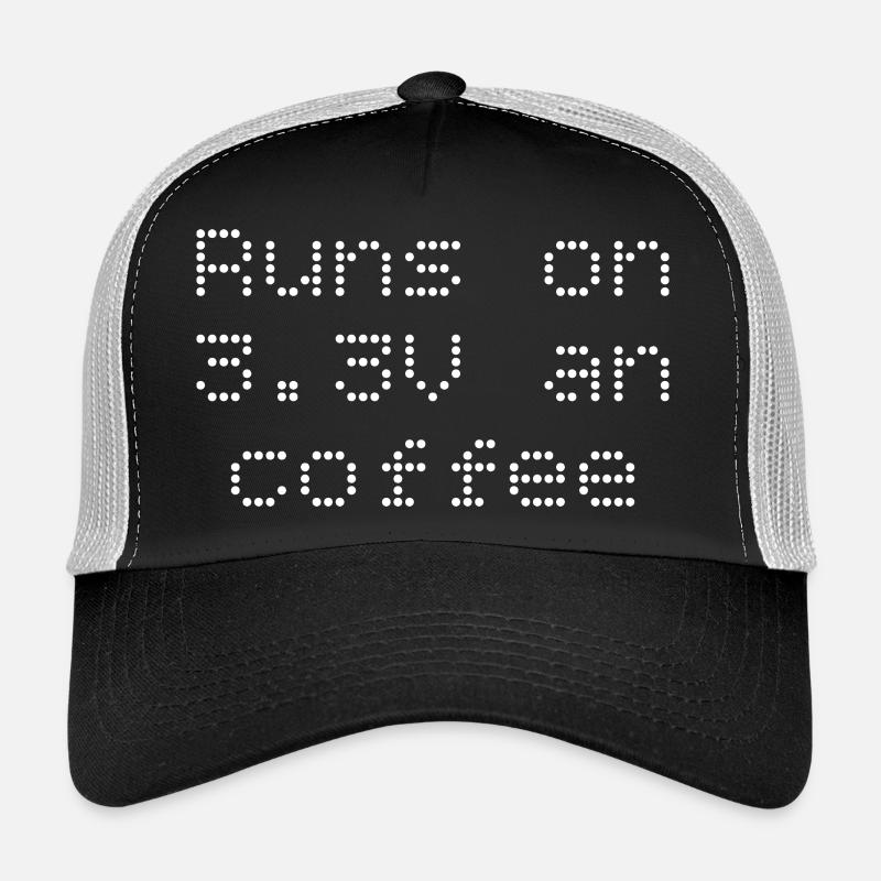 Fonctionne en 3,3V et café Casquette trucker 