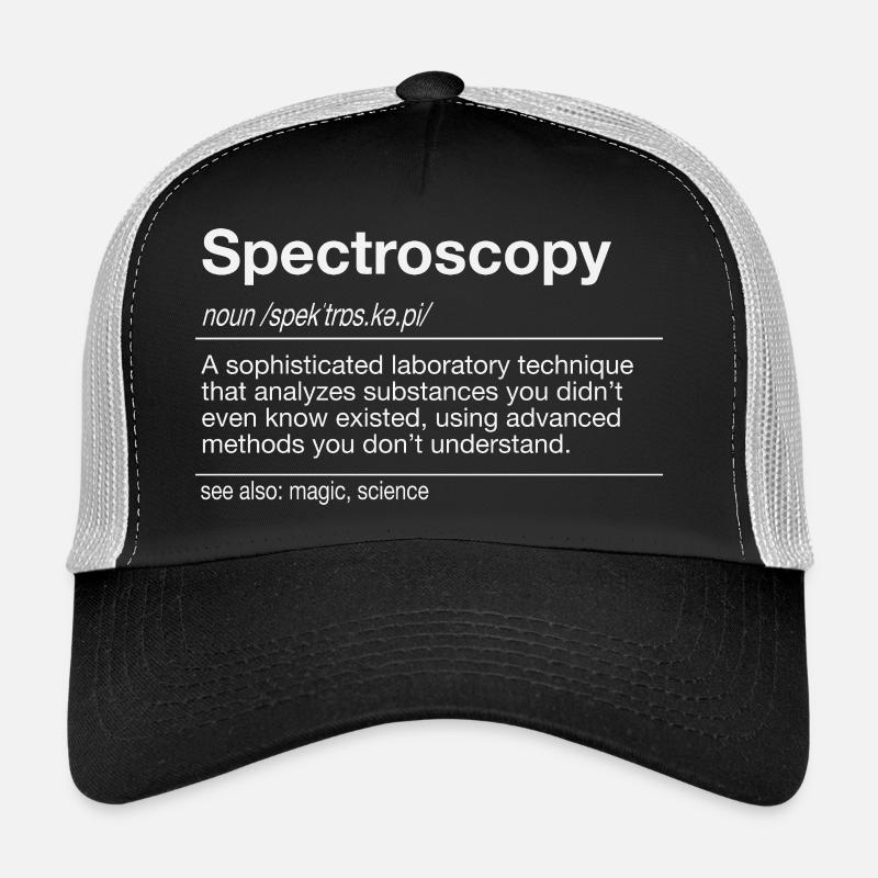 Spectre d’analyse Raman FTIR UV/VIS Casquette trucker 
