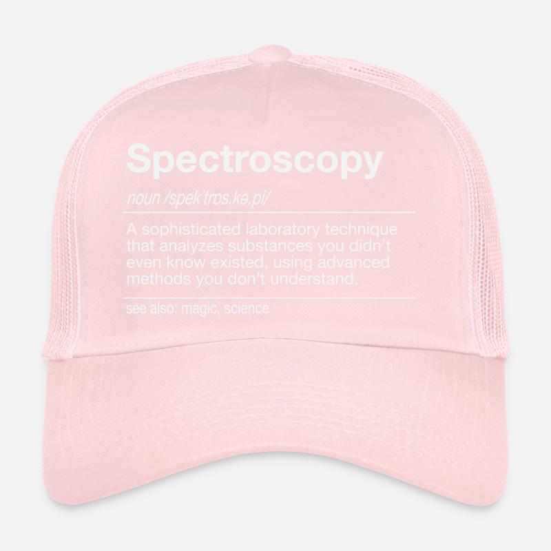 Spectre d’analyse Raman FTIR UV/VIS Casquette trucker 