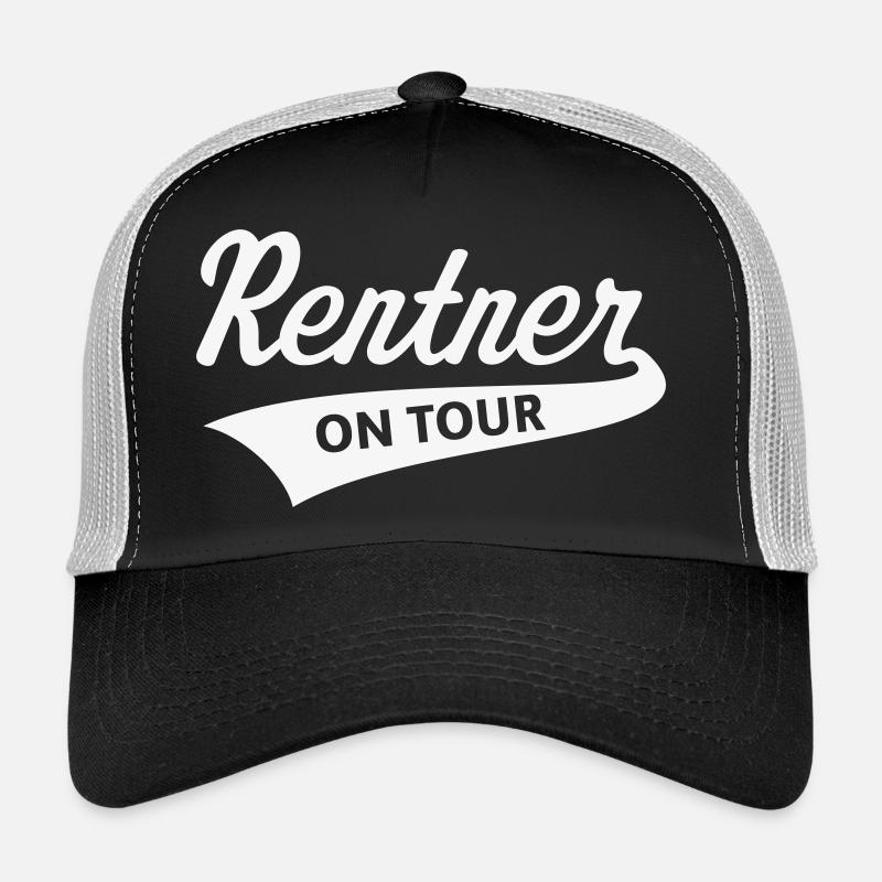 Rentner – On Tour (Rente / Ruhestand / White) Trucker Cap